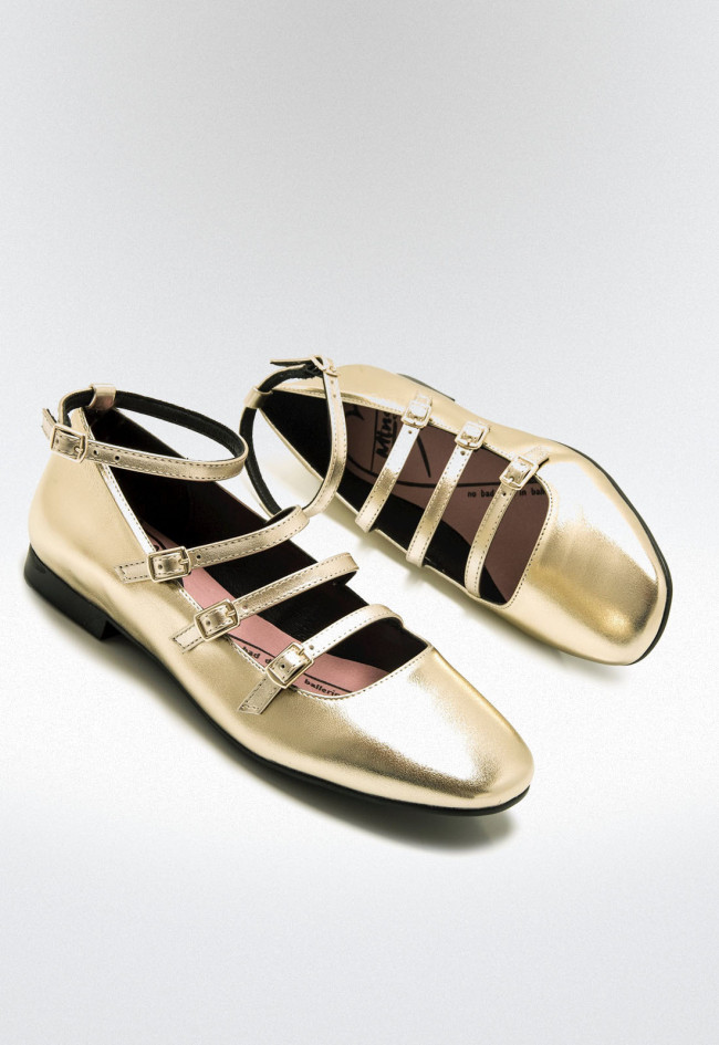 Zapatos mary jane Mujer MUSTANG CAMILLE oro