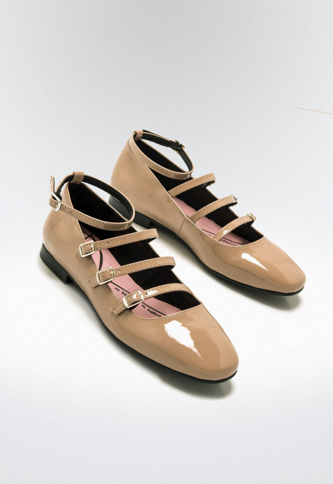 Zapatos mary jane Mujer MUSTANG CAMILLE beige