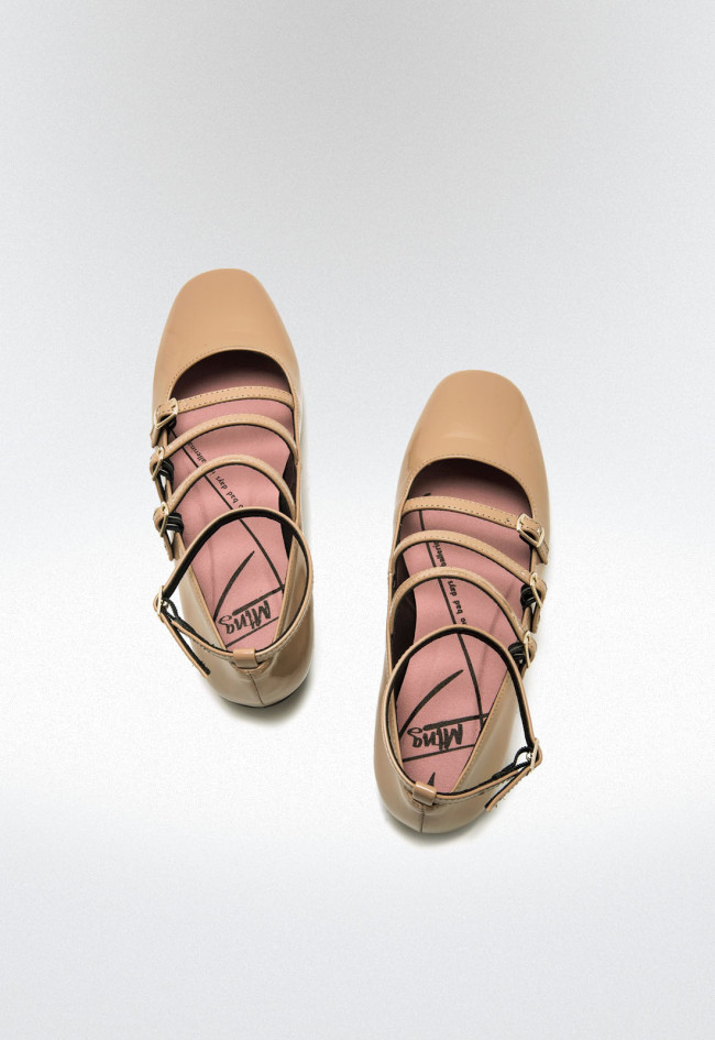 Zapatos mary jane Mujer MUSTANG CAMILLE beige