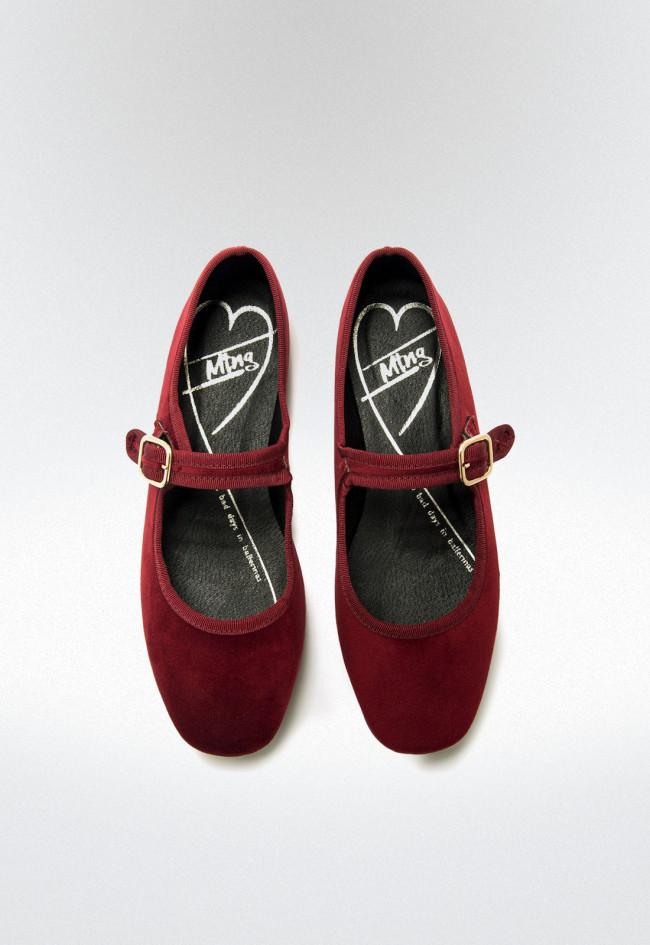 Zapatos bailarina Mujer MUSTANG CAMILLE rojo
