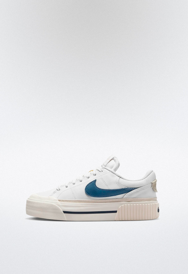 Deportivo de mujer azul Nike wmns court legacy lift