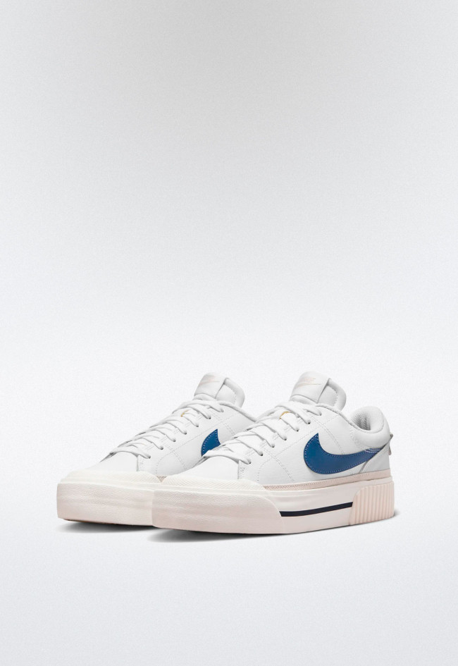 Deportivo de mujer azul Nike wmns court legacy lift