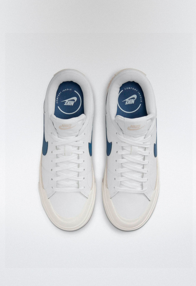 Deportivo de mujer azul Nike wmns court legacy lift