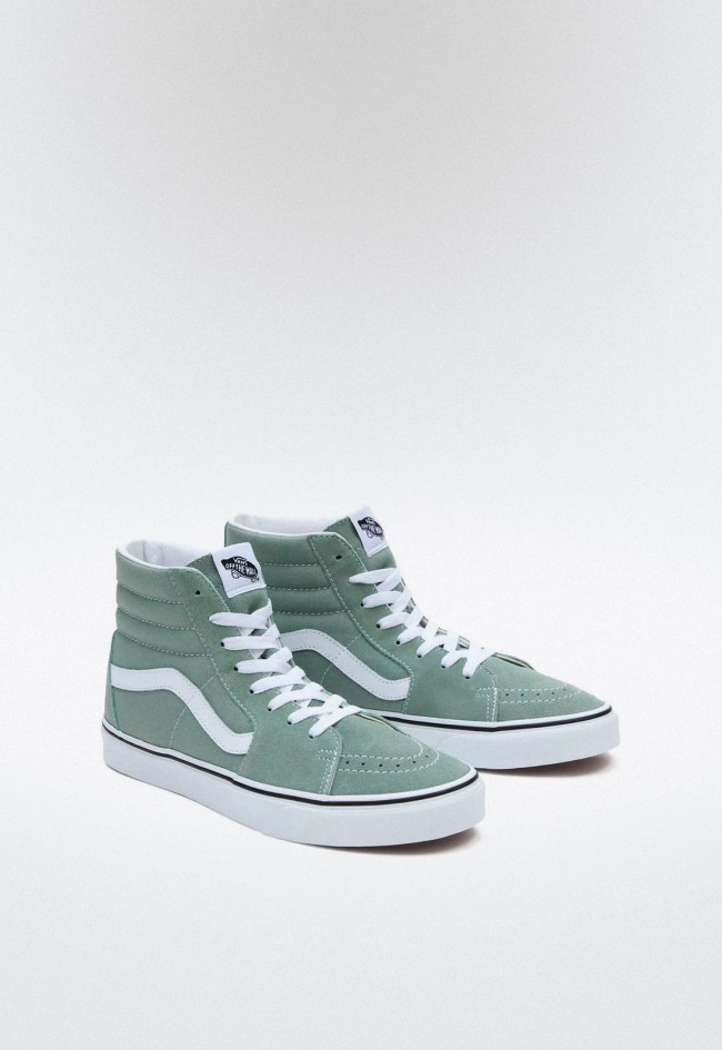 Deportivo de mujer verde VANS sk8-hi