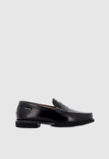 Zapato mocasín de hombre negro  11023