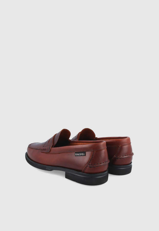 Zapato mocasín de hombre cuero  11023