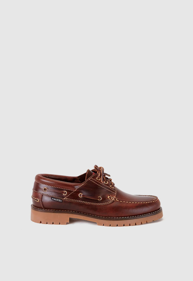 Zapato náutico de hombre cuero  21201