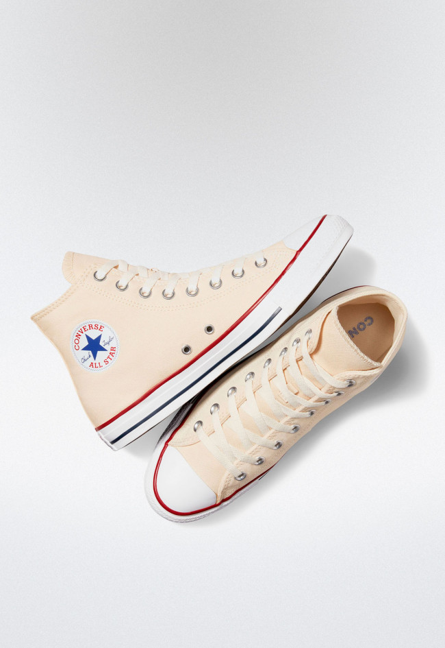 Deportivo de mujer beige Converse chuck taylor all star classic - natural ivory