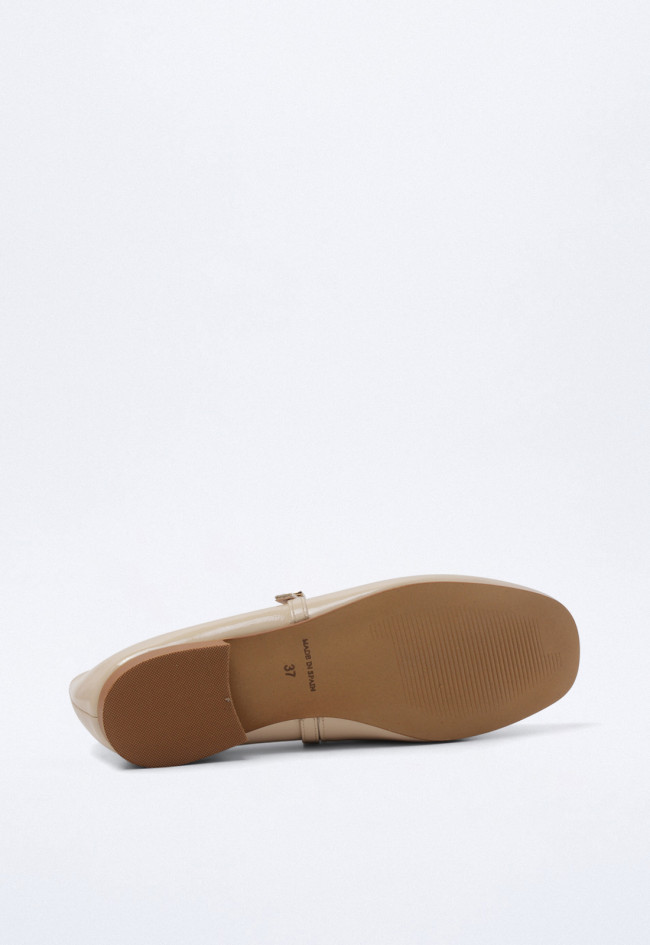 Zapato de mujer beige VAS 110 ch