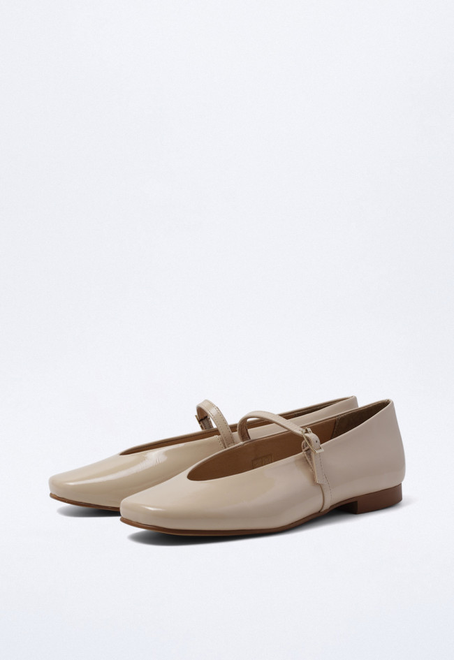 Zapato de mujer beige VAS 110 ch
