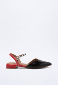 Zapato bailarina de mujer rojo Glo duck