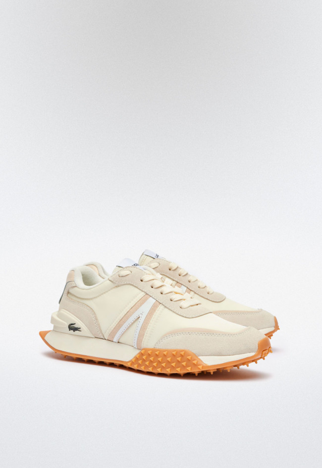 Deportivo de mujer beige Lacoste  - l-spin deluxe