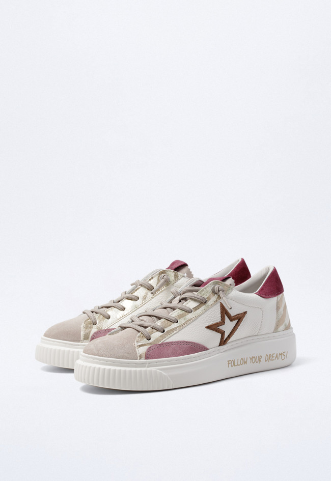 Deportivo de mujer beige Cetti c-1342 sra