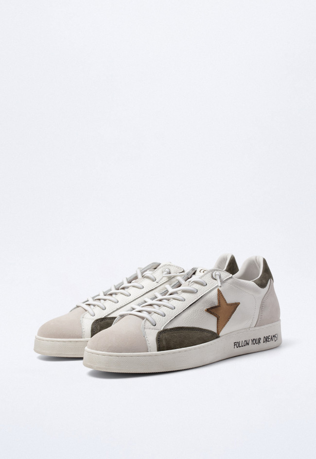 Deportivo de hombre crema Cetti c-1342