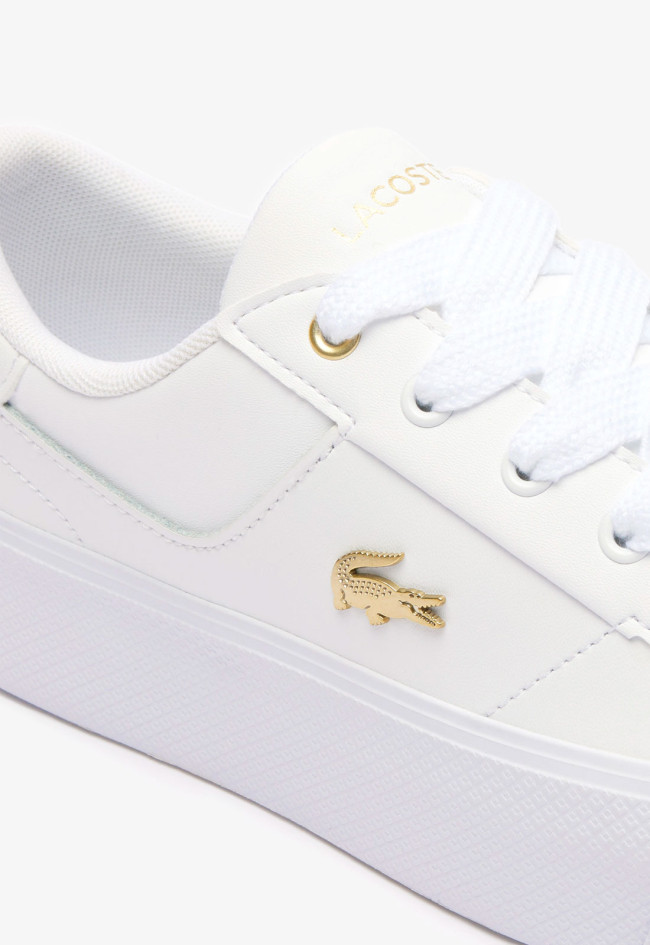 Deportivo de mujer blanco Lacoste  ziane platform 124 2 cfa