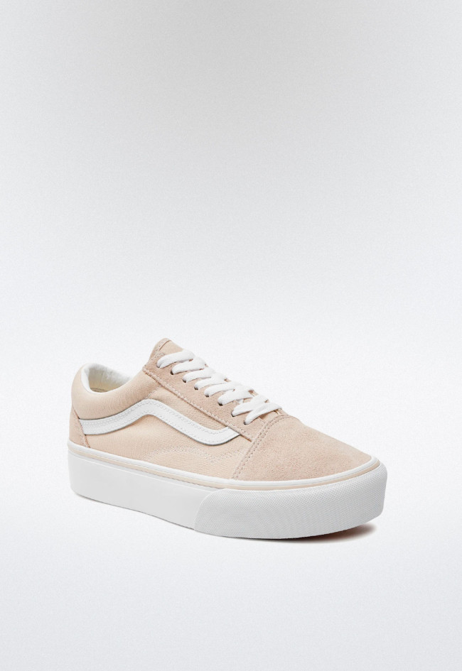 Deportivo de mujer tostado VANS old skool platform