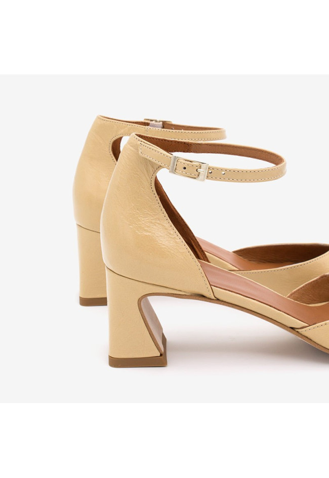Ángel Alarcón DAIMEE - Zapato de mujer de piel brillante de pala y talón