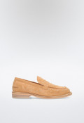 Zapato mocasín tachas de mujer camel Alpe 50771160