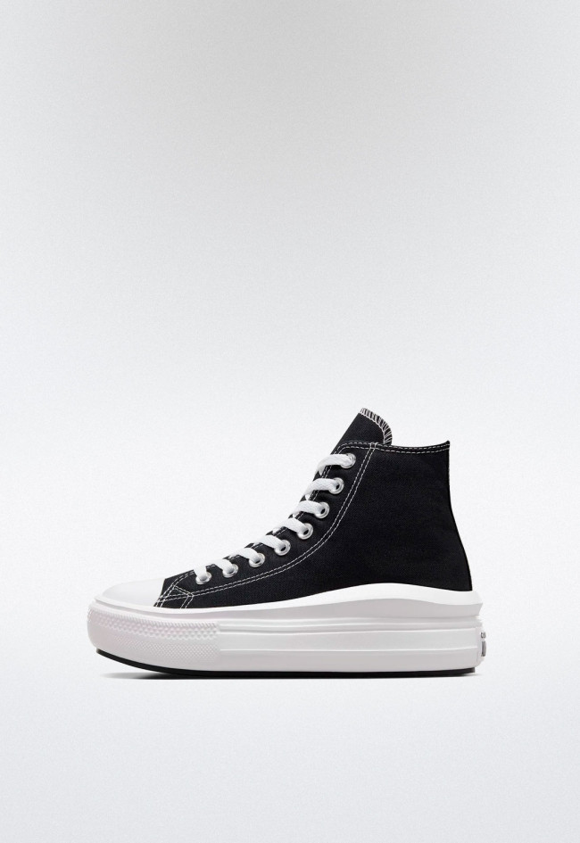 Deportivo de mujer negro Converse chuck taylor all star move platform