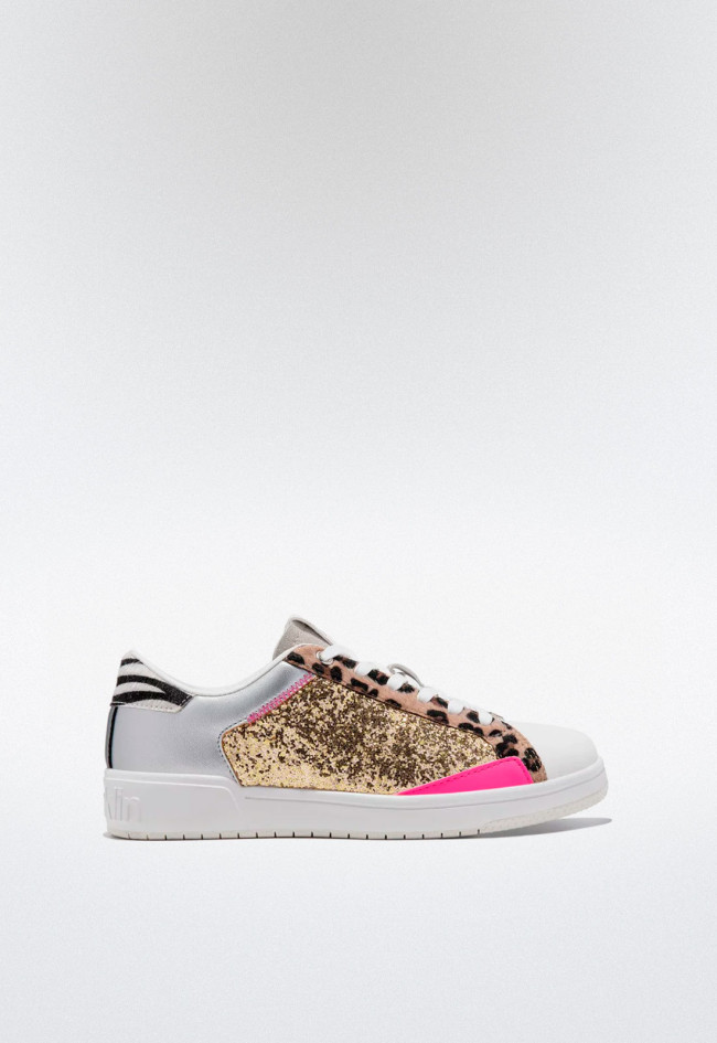 Deportivo glitter de mujer oro D. Franklin dfsh384005