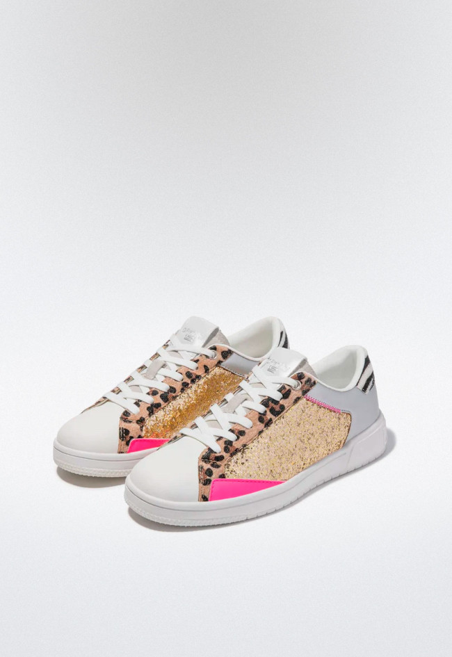 Deportivo glitter de mujer oro D. Franklin dfsh384005