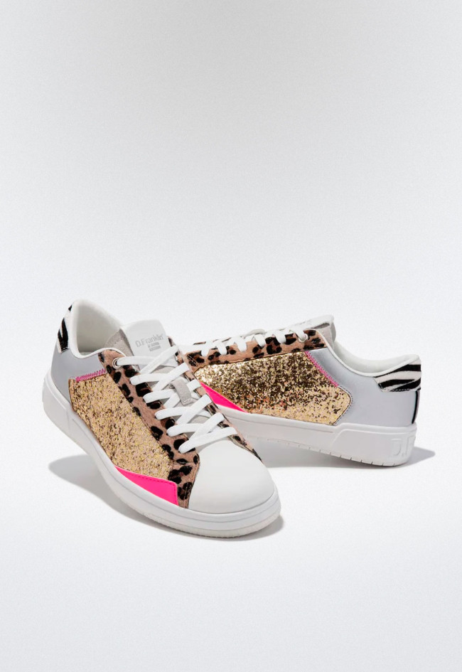Deportivo glitter de mujer oro D. Franklin dfsh384005