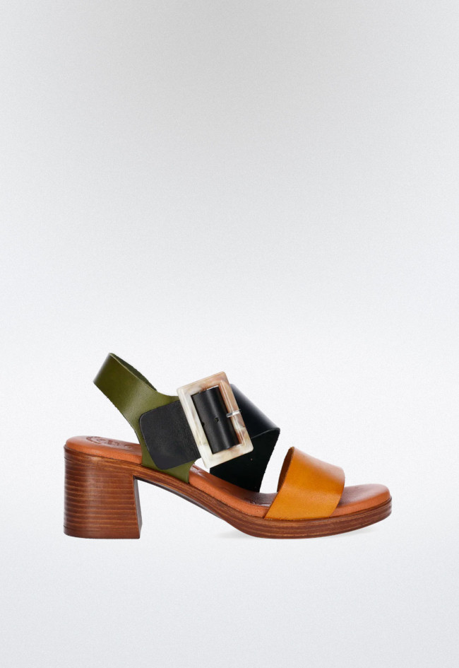 Sandalia de mujer kaki Chika 10 gotica 08n vas