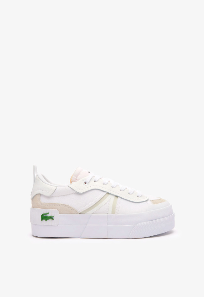Deportivo de mujer blanco Lacoste  l004 platform