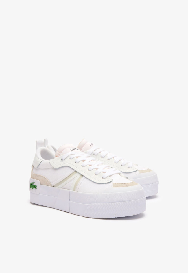 Deportivo de mujer blanco Lacoste  l004 platform
