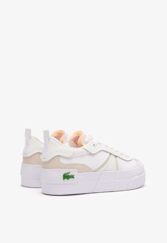 Deportivo de mujer blanco Lacoste  l004 platform