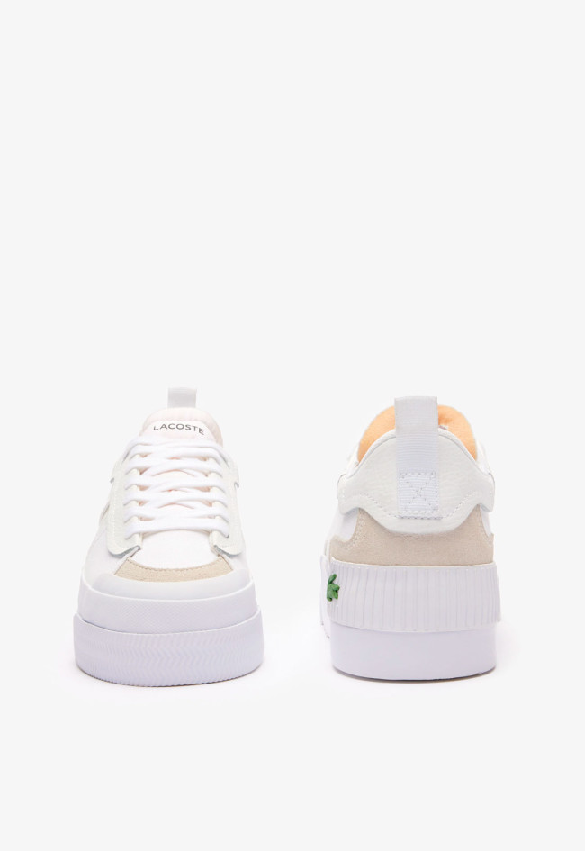 Deportivo de mujer blanco Lacoste  l004 platform