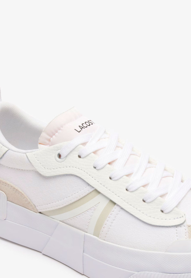 Deportivo de mujer blanco Lacoste  l004 platform
