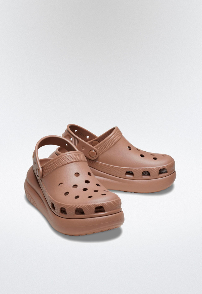 Zueco de mujer bronce  crush CROCS clog 207521