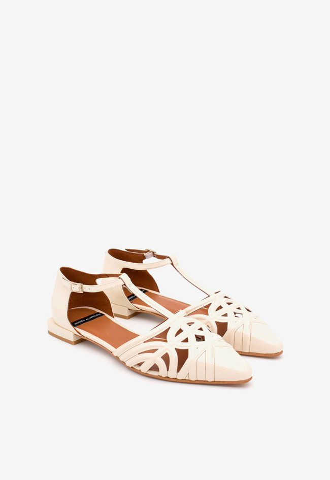 Zapato bailarina de mujer hielo Alarcón 24001-530b