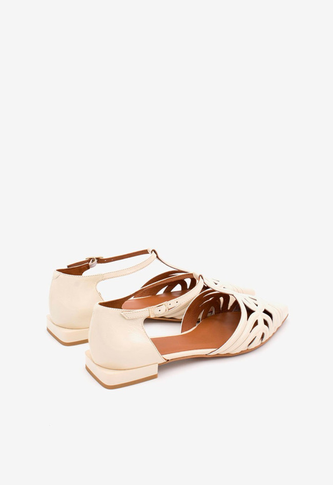 Zapato bailarina de mujer hielo Alarcón 24001-530b