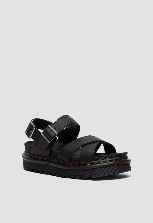 Sandalia de mujer negro Dr Martens voss ii hydro