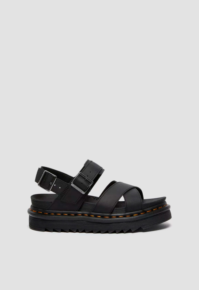 Sandalia de mujer negro Dr Martens voss ii hydro