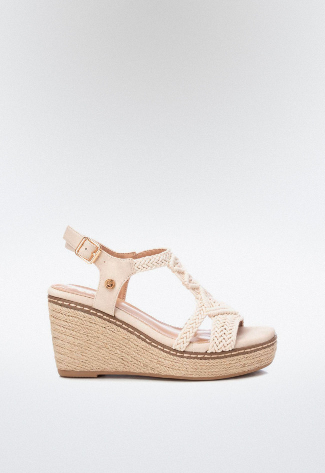 Sandalia esparto de mujer hielo Xti 142834