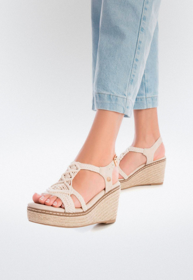 Sandalia esparto de mujer hielo Xti 142834