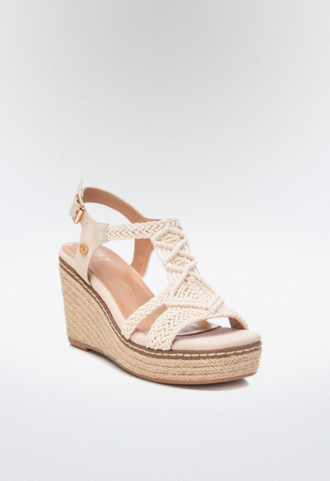 Sandalia esparto de mujer hielo Xti 142834