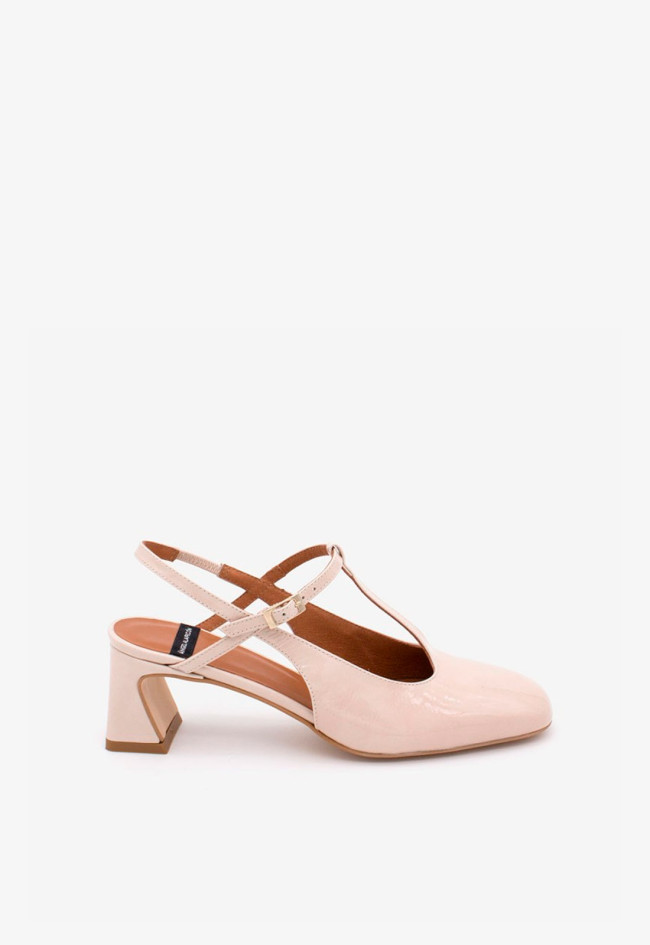 Zapato merceditas destalonado de mujer crema Alarcón 24212-275a
