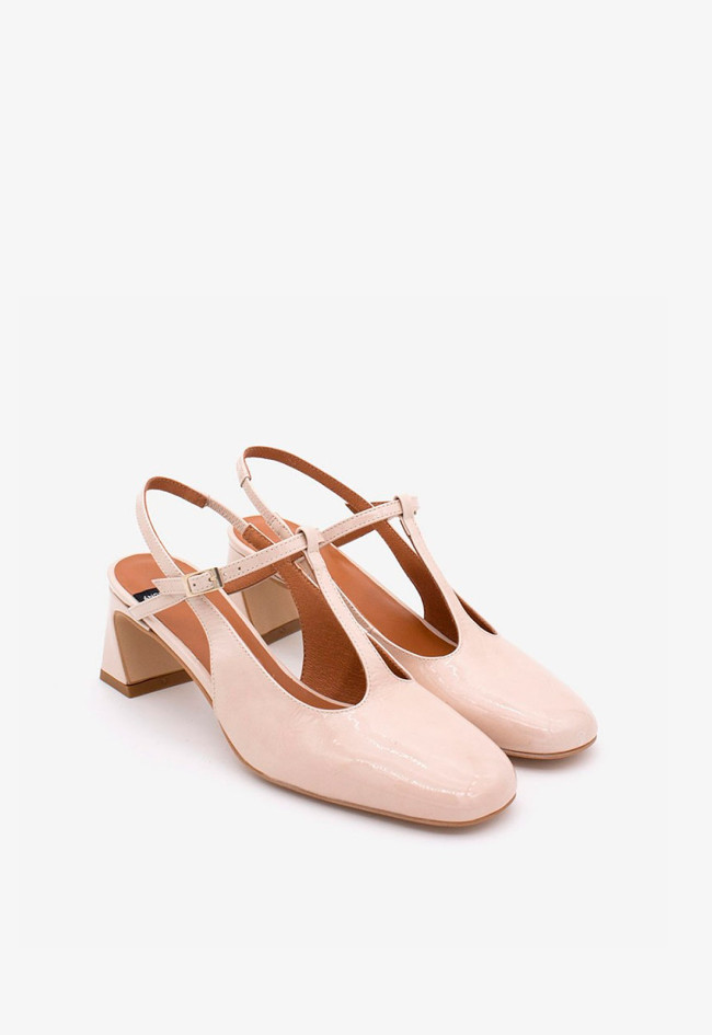 Zapato merceditas destalonado de mujer crema Alarcón 24212-275a