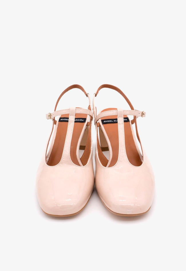 Zapato merceditas destalonado de mujer crema Alarcón 24212-275a