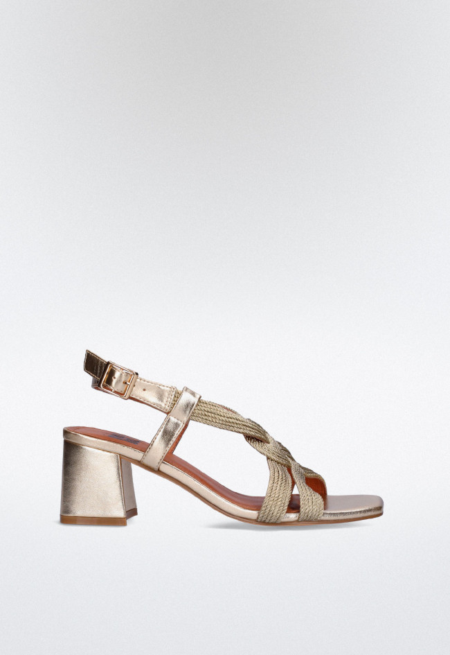 Sandalia de mujer oro BIBI LOU 850z94hg