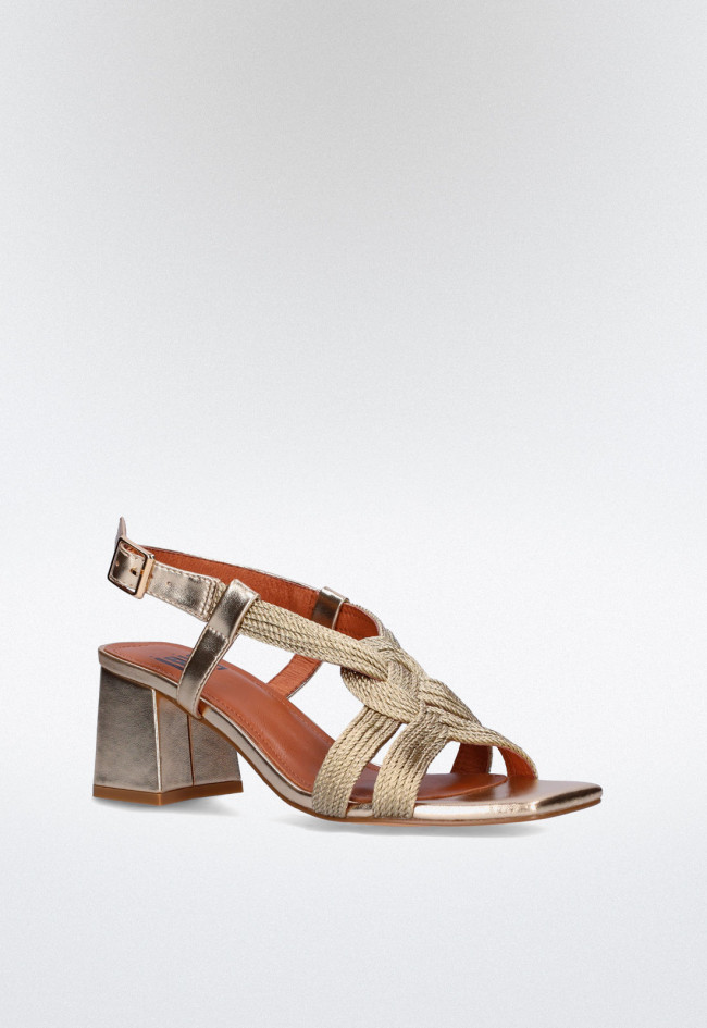 Sandalia de mujer oro BIBI LOU 850z94hg