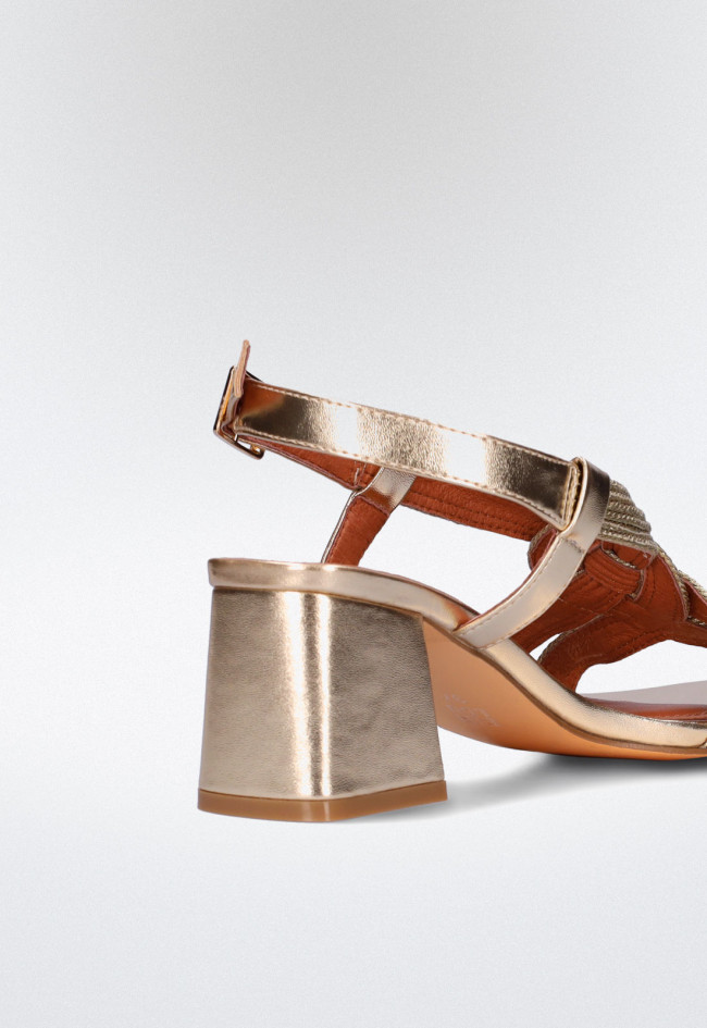 Sandalia de mujer oro BIBI LOU 850z94hg