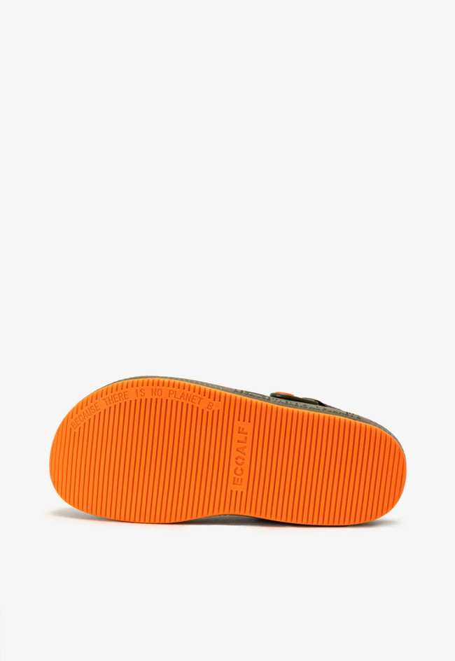 Zueco de hombre kaki Ecoalf javaalf clogs man