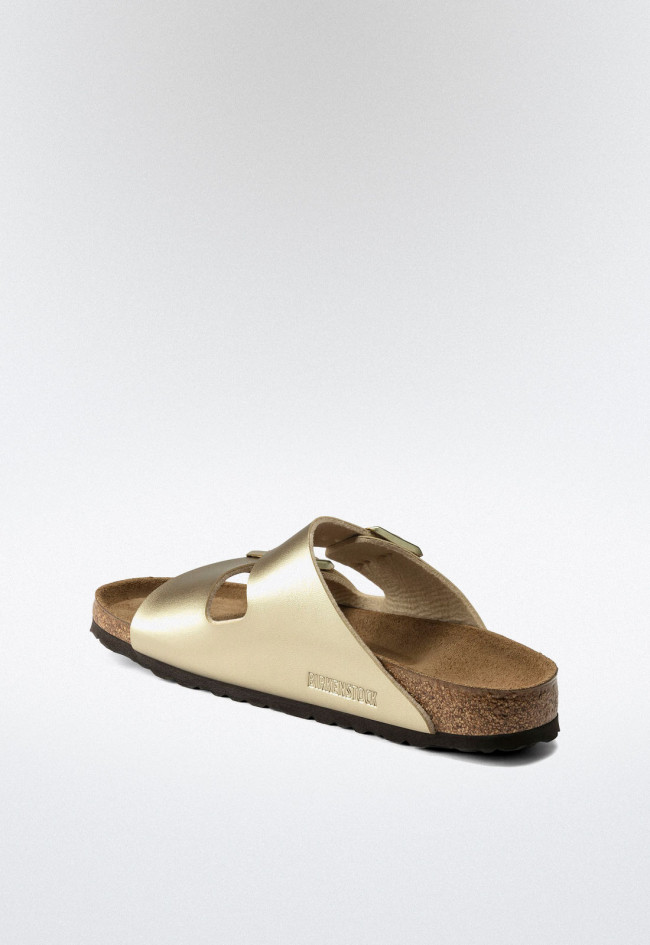 Sandalia hebillas de mujer oro Birkenstock arizona bf
