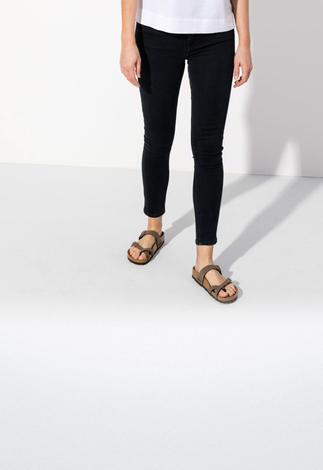 Sandalia hebillas de mujer marrón Birkenstock mayari bfbc
