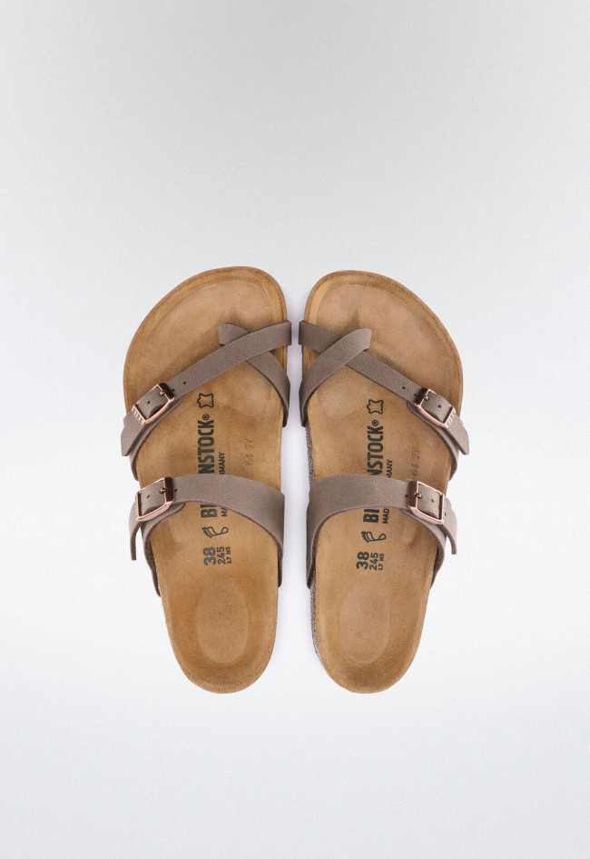 Sandalia hebillas de mujer marrón Birkenstock mayari bfbc